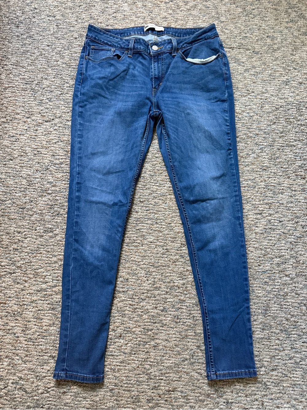 Levi's Women's Skinny Jeans in Blue Wash